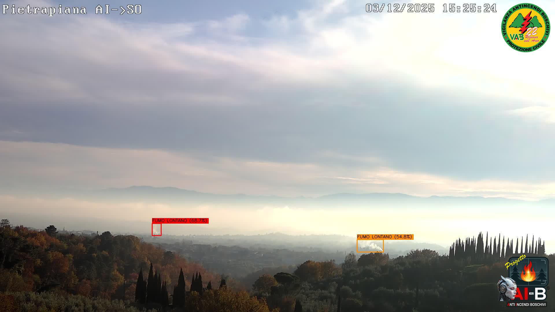 Fumo nella nebbia foto 2